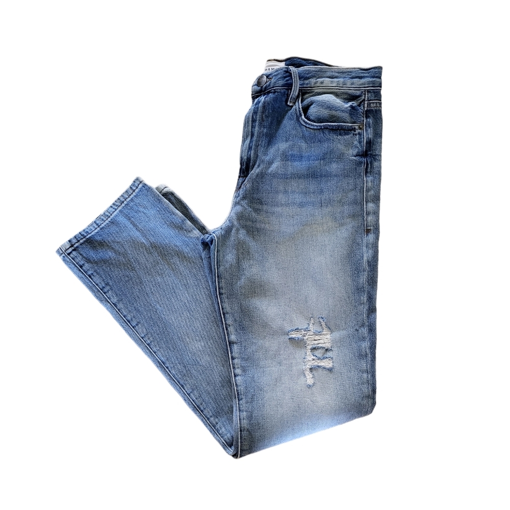 245. FRAME Le Hollywood Distressed Denim Jeans Size 27